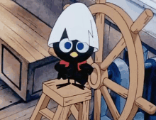 Gif animé Caliméro sursaute